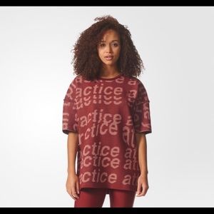 Adidas knitted oversized top